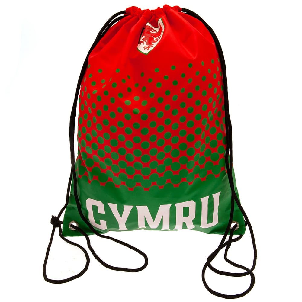 FA Wales Cymru Crest Drawstring Bag