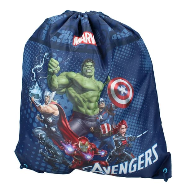 Avengers liikuntapussi 44 cm urheilulaukku hulk captain america