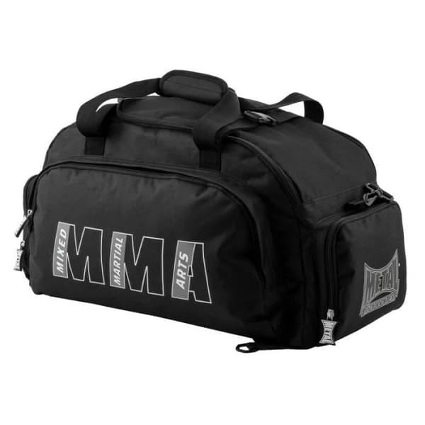 MMA ryggsäck - Metal Boxe - Svart - Konvertibel - 3 dragkedjefickor - 54x25x30cm