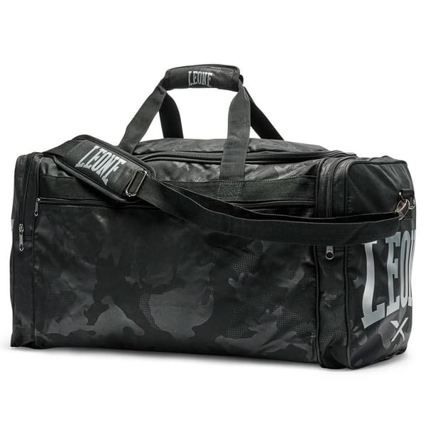 Leone1947 Duffel Camoblack 55l Sort