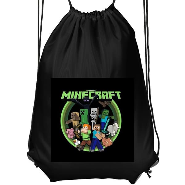 Kätevä Jumppakassi | Urheilukassi Aikuisille Minecraft Musta Vuxen