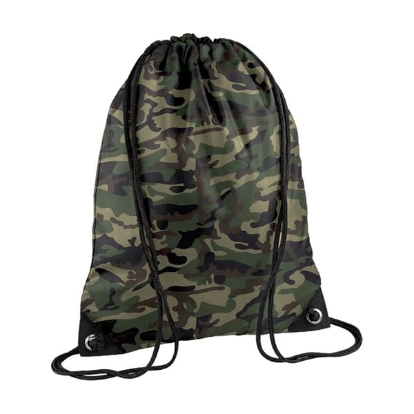 Bagbase Premium Camouflage dragsko väska Jungle Camo One Size