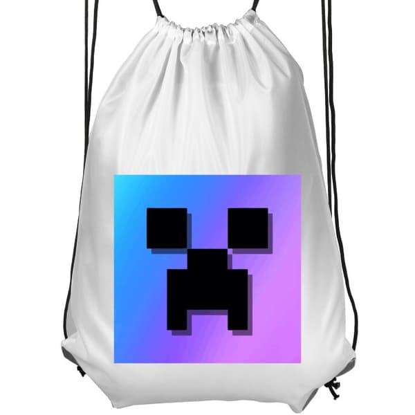 Praktisk Gympapåse | Sportväska för Vuxen Minecraft Vit Vuxen