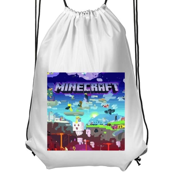 Praktisk Gympapåse | Sportväska för Vuxen Minecraft Vit Vuxen