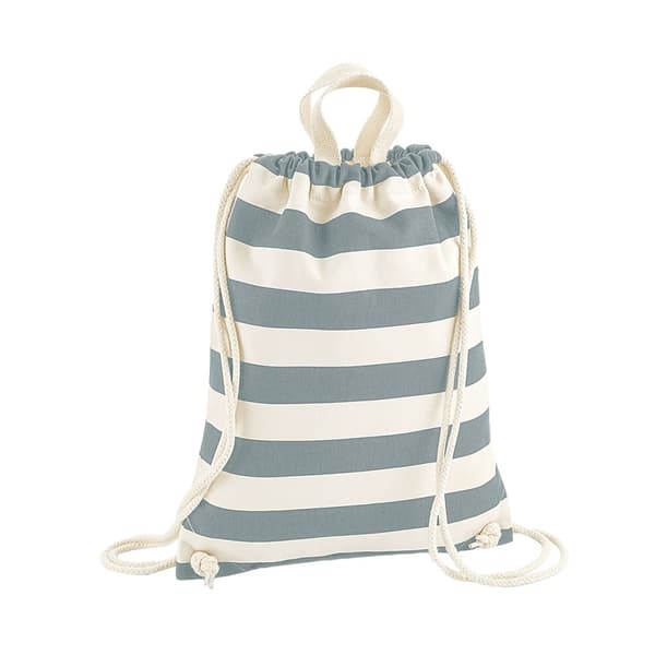 Westford Mill Nautisk väska med dragsko Natural/Grey One Size