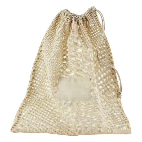 Westford Mill Mesh Organic Cotton Drawstring Bag
