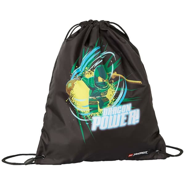 LEGO Ninjago Gymsack 10034-2401, til Dreng, Sportstaske, sort