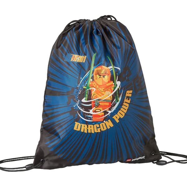LEGO Ninjago Gymsack 10034-2404, til Dreng, Sportstaske, marine blå