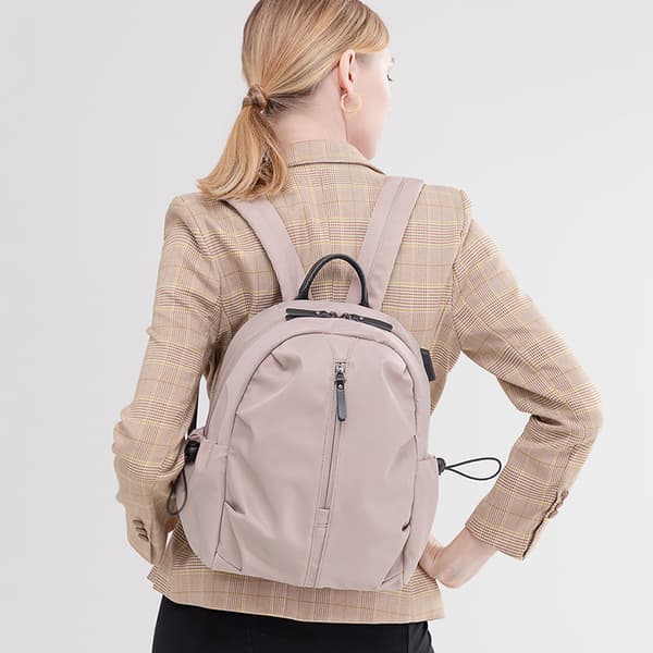 INF Snygg ryggsäck i Oxford-tyg med laptopfack