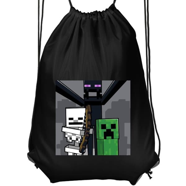 Sportig Gympapåse | Bekväm Träningsväska för Barn Minecraft
