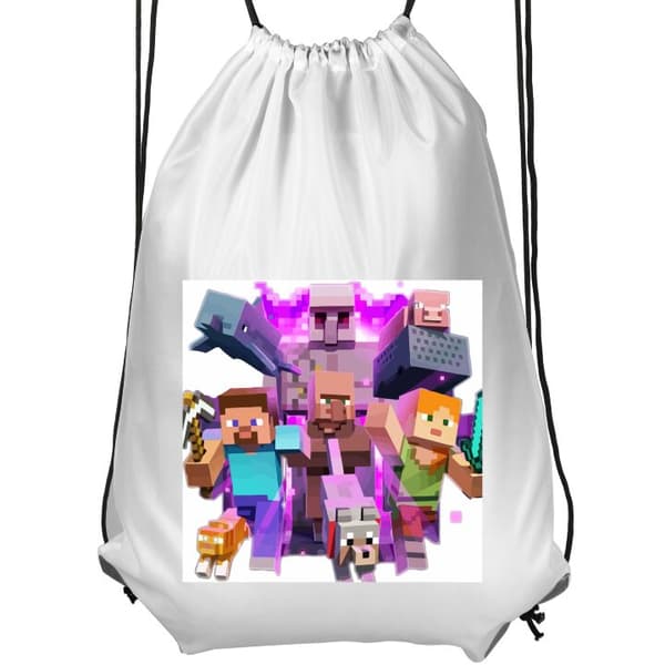 Sportig Gympapåse | Bekväm Träningsväska för Barn Minecraft