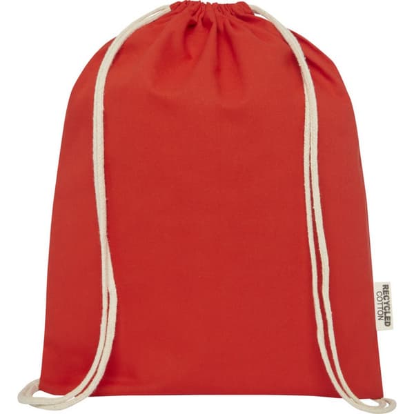 Oregon Recycled Cotton Drawstring Bag