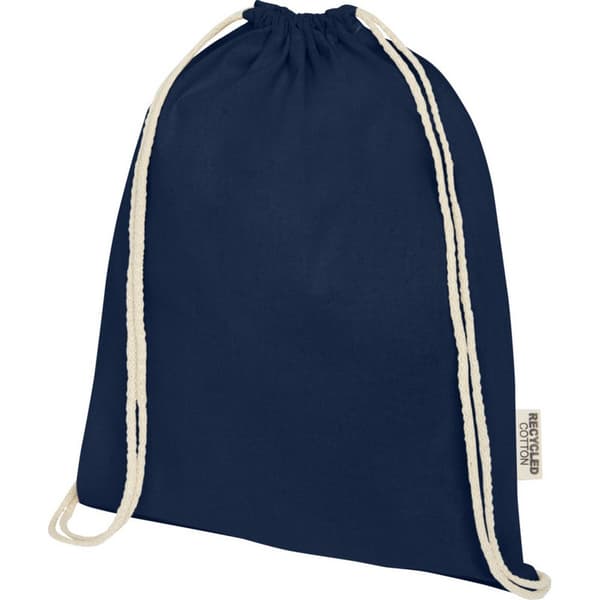 Oregon Recycled Cotton Drawstring Bag