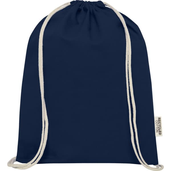 Oregon Recycled Cotton Drawstring Bag