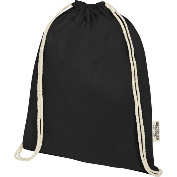 Oregon Recycled Cotton Drawstring Bag