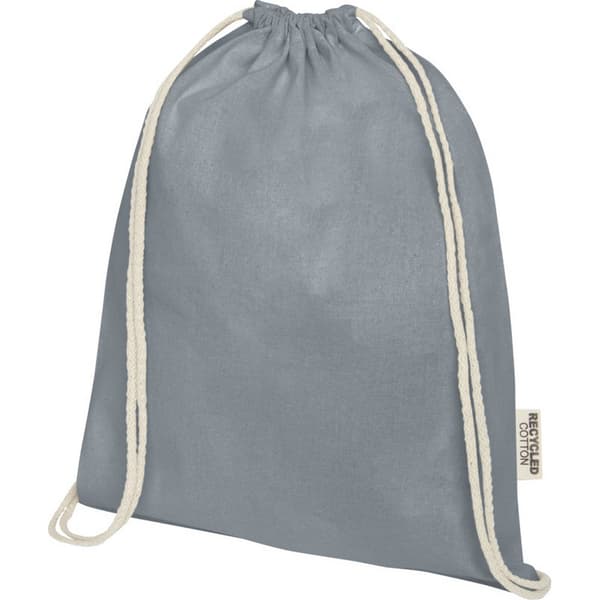 Oregon Recycled Cotton Drawstring Bag