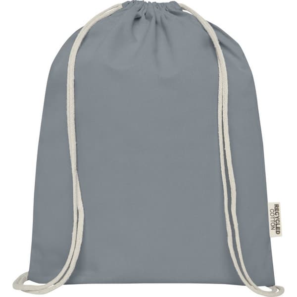 Oregon Recycled Cotton Drawstring Bag