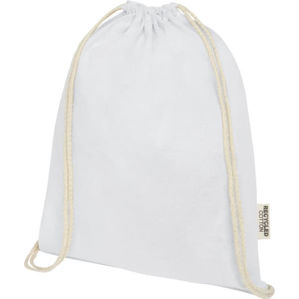 Oregon Recycled Cotton Drawstring Bag
