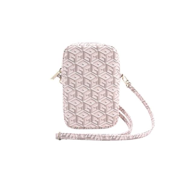 Guess Zip GCube Bottom Stripe - Telefonväska (rosa)