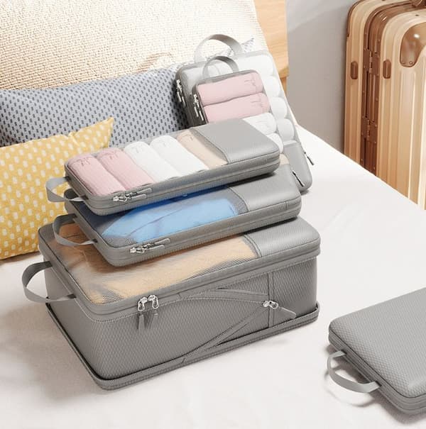 INF Smarta Packkuber Set - 4 Resetillbehör för Optimal Klädförvaring