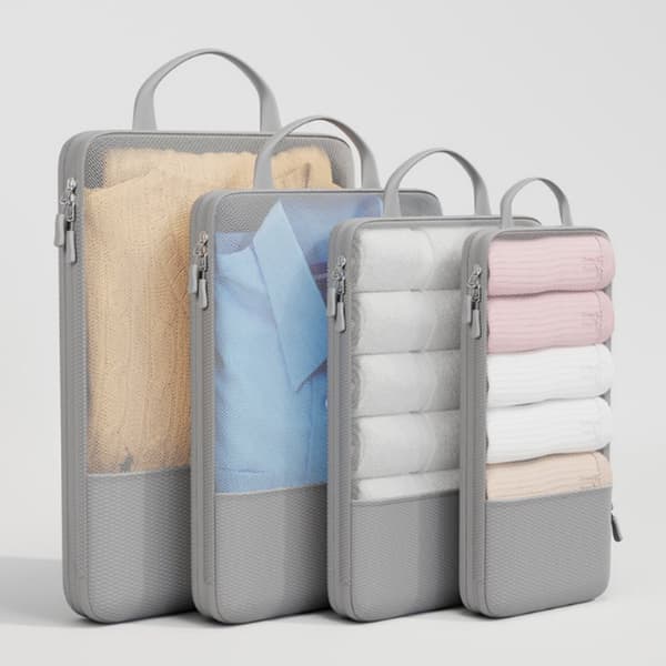 INF Smarta Packkuber Set - 4 Resetillbehör för Optimal Klädförvaring