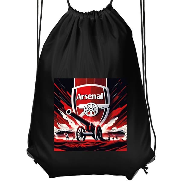 Praktisk Gymnastikpose | Sportstaske til Voksen Arsenal Sort Voksen