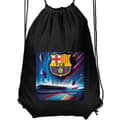Miniatyrbillede 4 af 11: Sporty Gymnastikpose | Behagelig Træningstaske til Børn FC Barcelona Sort Barn