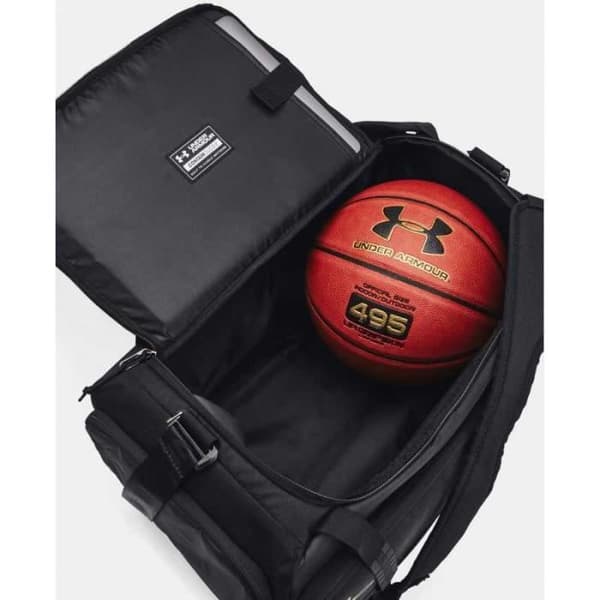 Sportväska - UNDER ARMOUR - Contain Duo Duffle Small - Svart - 40L - Vattentät