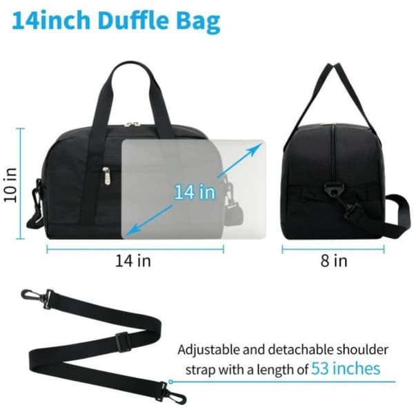 INF Kompakt Gymbag for Reise og Trening