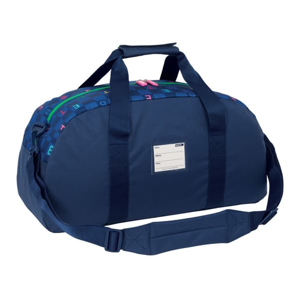 Sportstaske Benetton Damero Marineblå 50 x 26 x 20 cm