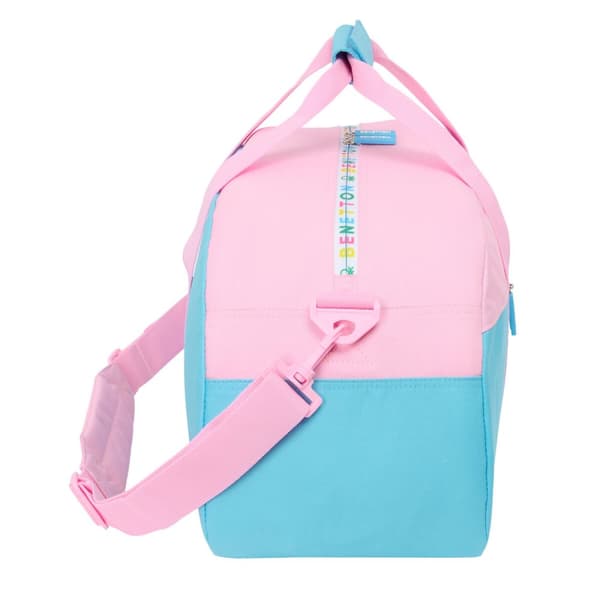 Sportväska Benetton Unique Rosa Turkos 50 x 26 x 20 cm