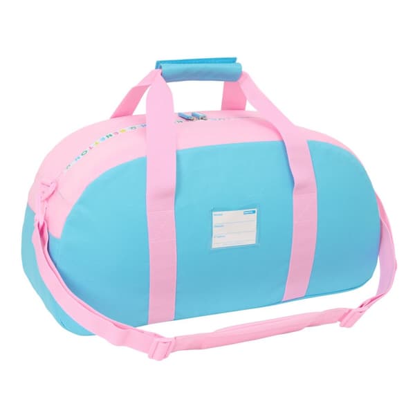 Sportväska Benetton Unique Rosa Turkos 50 x 26 x 20 cm
