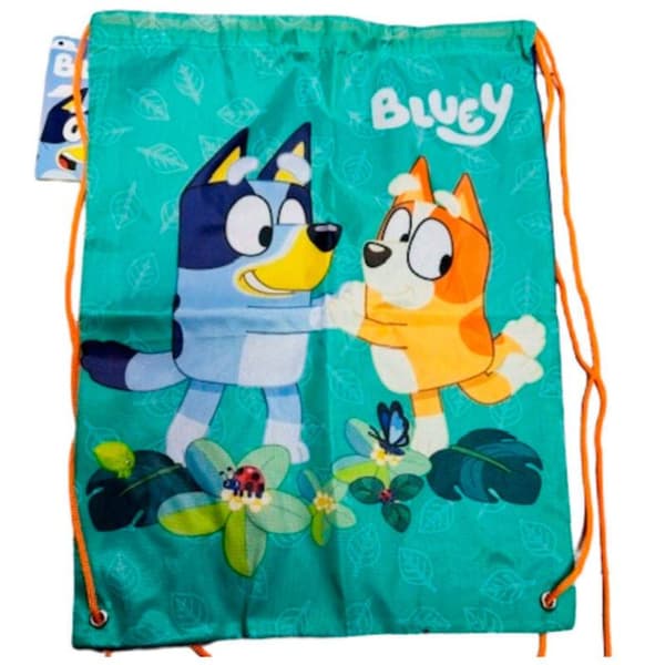 Sportväska Leaves barn Cyp Brands Bluey - 25x1x25 cm