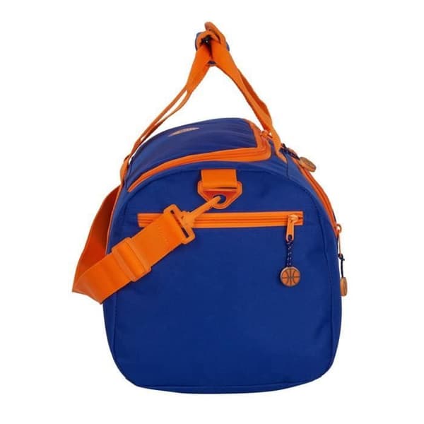 Sportväska - SAFTA - Valencia - Blå och Orange - 260x120x150 mm - Multisport