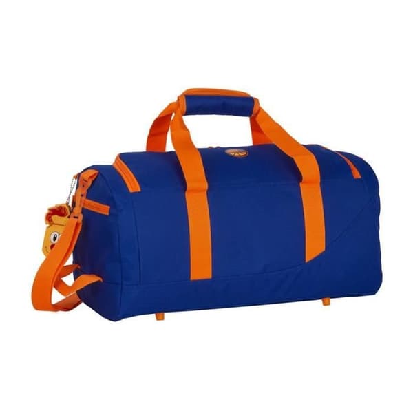 Sportväska - SAFTA - Valencia - Blå och Orange - 260x120x150 mm - Multisport