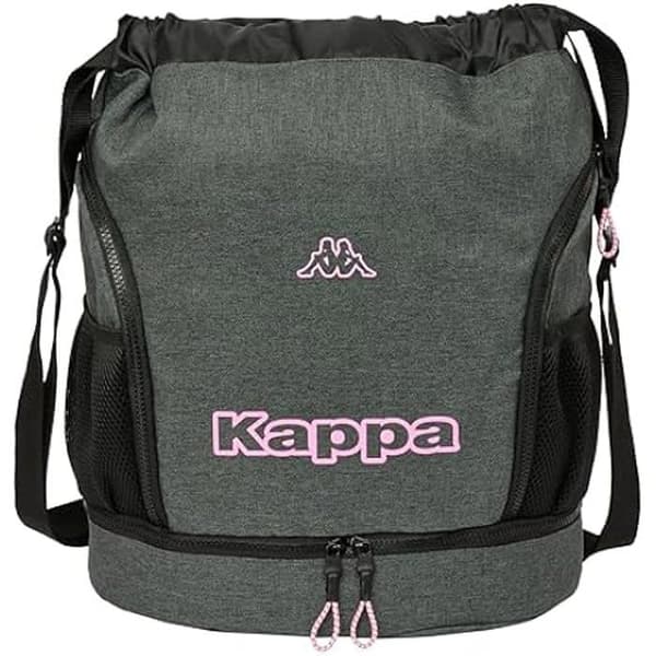 Kappa Silver Pink - Ryggsäck, idealisk för barn i olika åldrar, bekväm och mångsidig, kvalitet och motstånd, 34 x 15