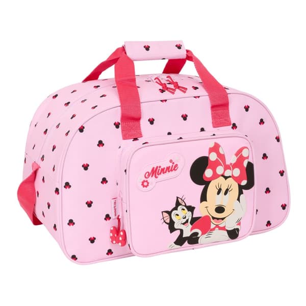 Sportväska Minnie Mouse Naive Rosa 40 x 24 x 23 cm