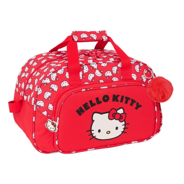 Sportväska Hello Kitty Iconic Vit Röd 40 x 24 x 23 cm