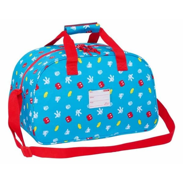 Sportväska Mickey Mouse Fantastic Blå Röd 40 x 24 x 23 cm Barn