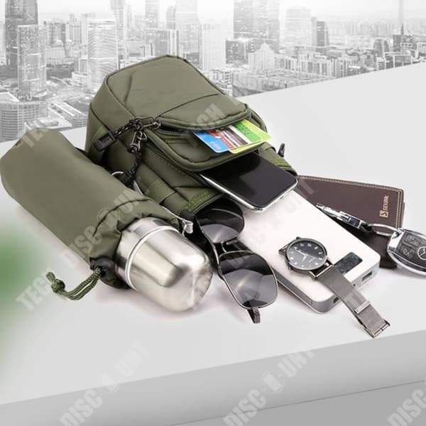 TD® Outdoor Sports Midjeväska Kettle Bag Mobiltelefonväska Axelremsväska Camping Mountaineering Bag
