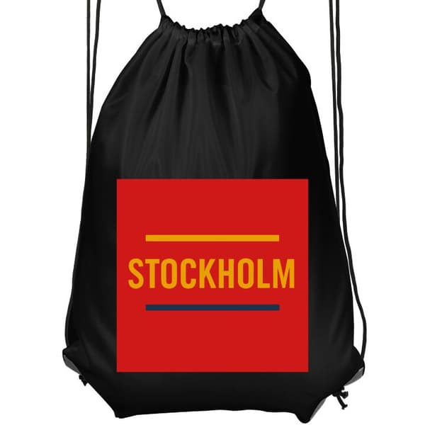 Praktisk Gymnastikpose | Sportstaske til Voksen Stockholm - Is Sort Barn