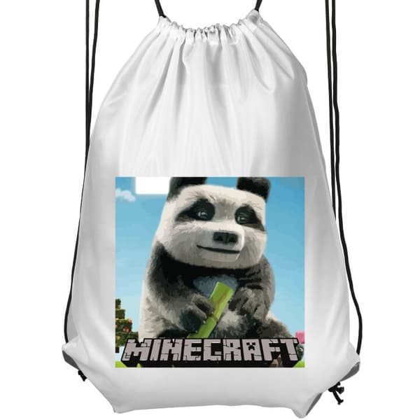 Praktisk Gympapåse | Sportväska för Vuxen A Minecraft Movie Vit Barn