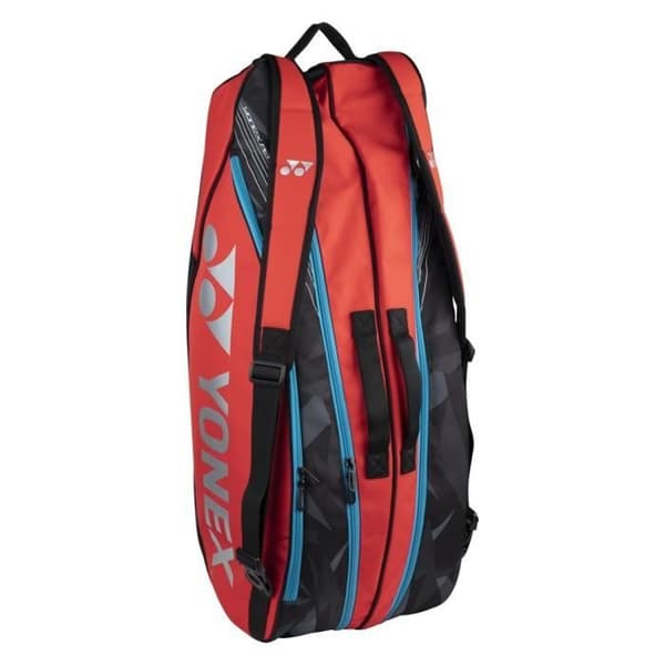 Sportväska - YONEX - Thermobag 92226 - Pro Racket Bag 6R - Svart/Röd - Unisex