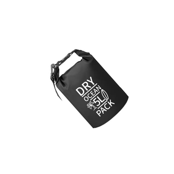 INF Vattentät Bucket Bag - 5L Shoulder Dry Bag Svart