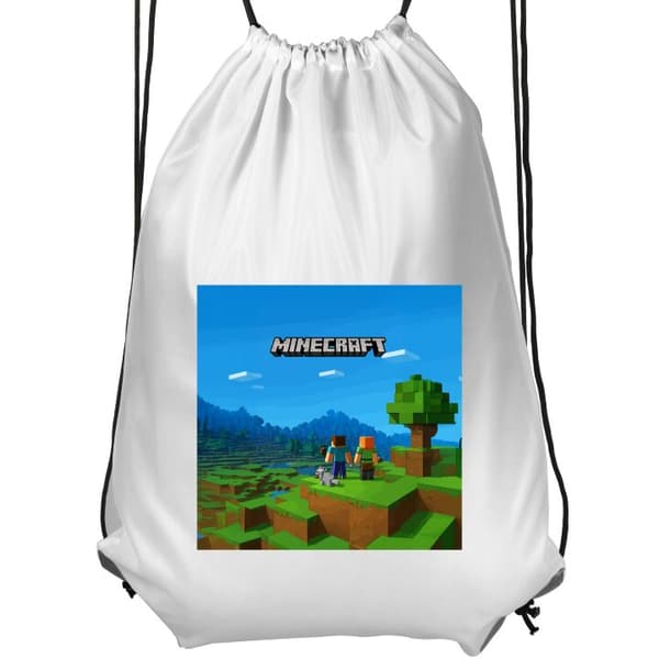 Praktisk Gympapåse | Sportväska för Vuxen Minecraft Key Art