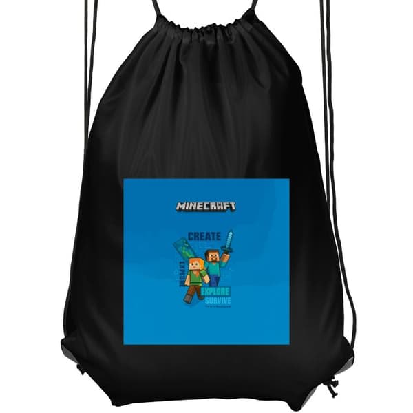 Praktisk Gymnastikpose | Sportstaske til Voksen Minecraft Huler
