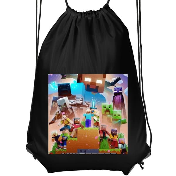 Urheilullinen Jumppakassi | Mukava Treenikassi Lapsille Minecraft Musta Lapsi