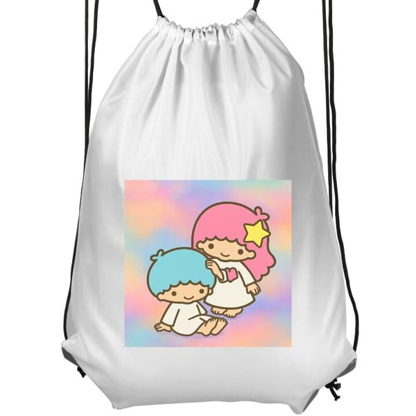 Praktisk Gympose | Sportspose for Voksen Kawaii Sanrio Kiki Lo Hvit Vuxen