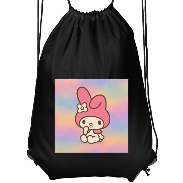 Kätevä Jumppakassi | Urheilukassi Aikuisille Kawaii Sanrio My Melody Musta Vuxen