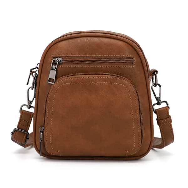 INF Chic Dame Crossbody Taske - Stilfuldt & Kompakt Design Brun